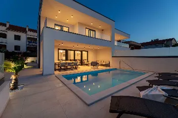 Klimno Krk Villa with Heated Pool and Sea Views