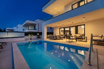 Klimno Krk Villa with Heated Pool and Sea Views