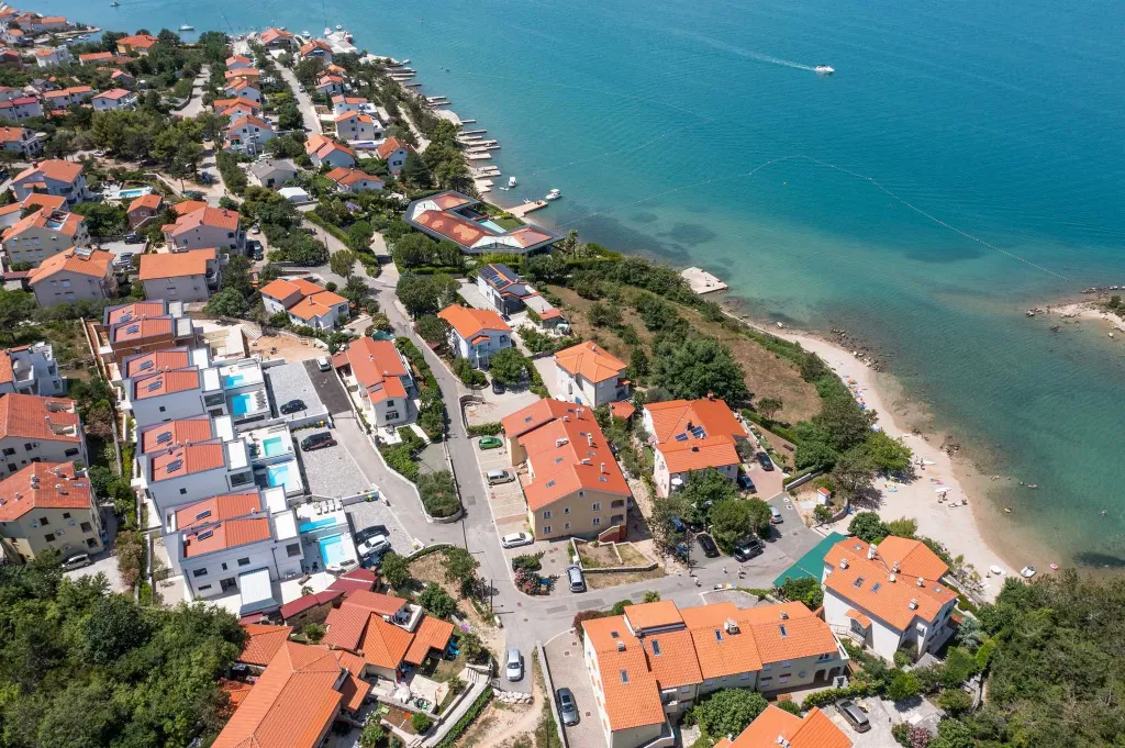 Klimno Krk Villa with Heated Pool and Sea Views