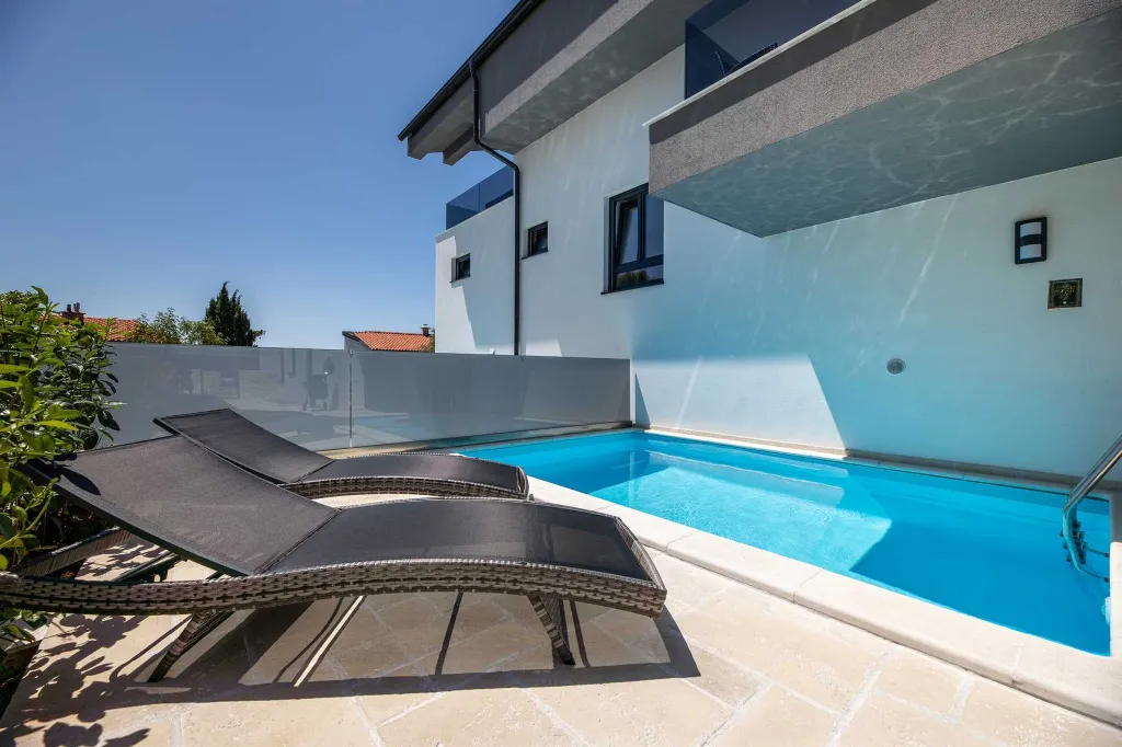 Two-Bedroom Apartment in Krk with Private Heated Pool