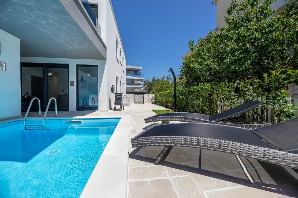 Two-Bedroom Apartment in Krk with Private Heated Pool