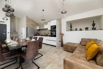 Krk 3-Bedroom Apartment with Private Jacuzzi Terrace