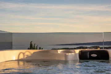 Krk 3-Bedroom Apartment with Private Jacuzzi Terrace