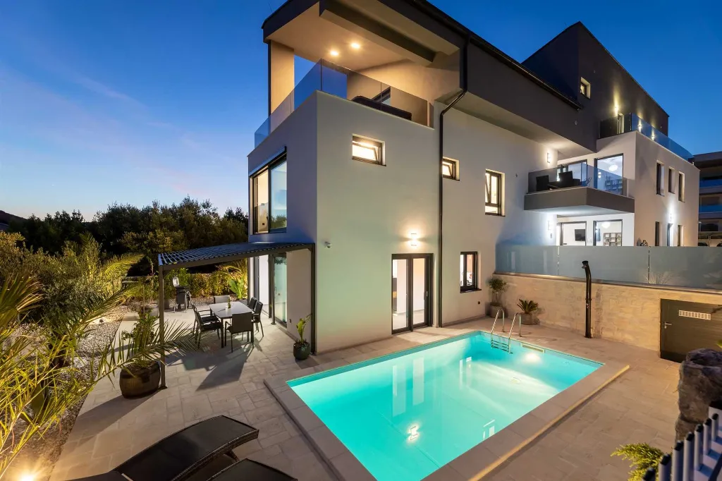 Krk Villa for 28 Guests with Private Pools & Jacuzzis