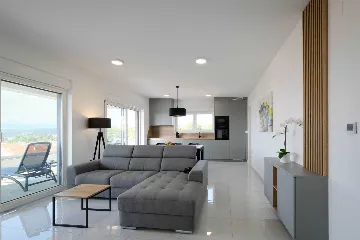 Sea-View Apartment with Balcony in Malinska (Krk)