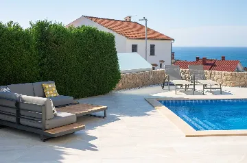 Villa with Private Pool and Sea View in Krk