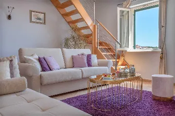 Sea View Apartment in Hvar for Up to 5 Guests