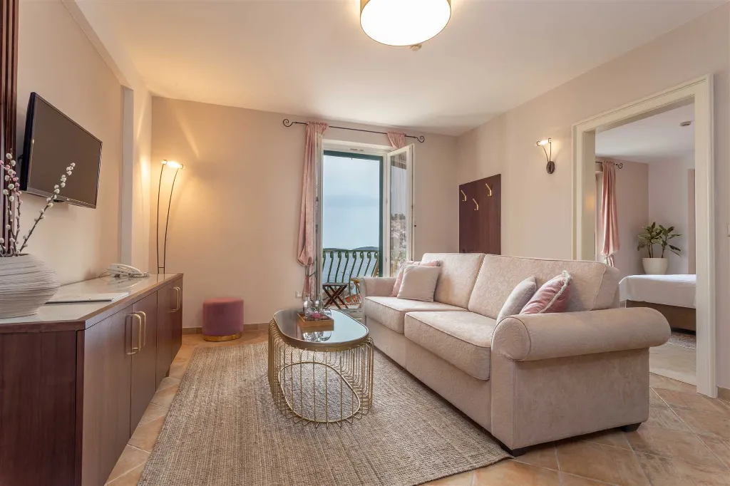 Hvar Sea-View Apartment with Two Balconies for 2