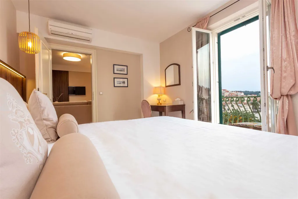 Hvar Sea-View Apartment with Two Balconies for 2