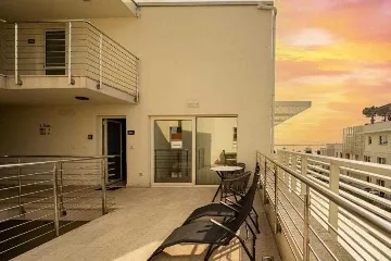 One-Bedroom Apartment with Terrace and Sea View in Umag