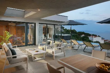 Villa for 8 Guests in Rabac with Pool and Spa