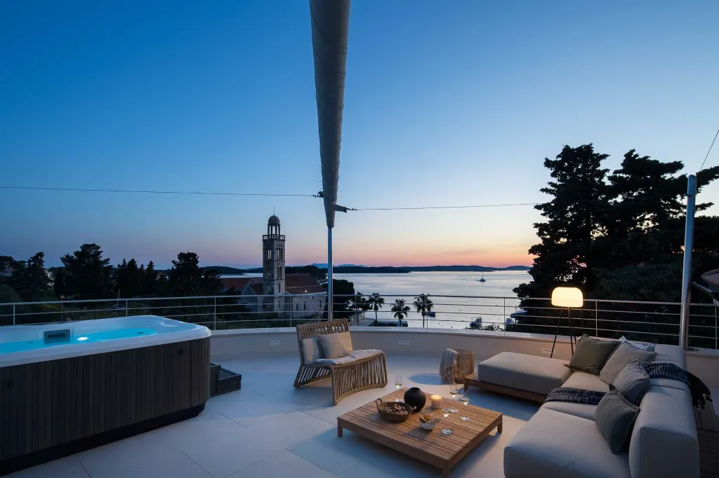 Six-Bedroom Villa in Hvar with Heated Pool