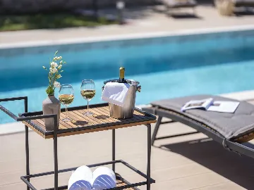 Four-Bedroom Villa with Heated Pool in Čilipi