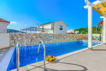 Sea-View Villa in Rogoznica for 8 Guests