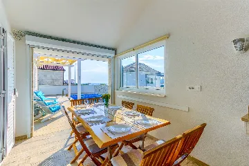 Sea-View Villa in Rogoznica for 8 Guests