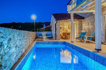 Sea-View Villa in Rogoznica for 8 Guests
