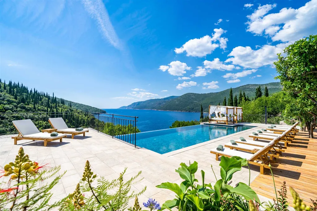 Four-Bedroom Villa with Pool in Molunat
