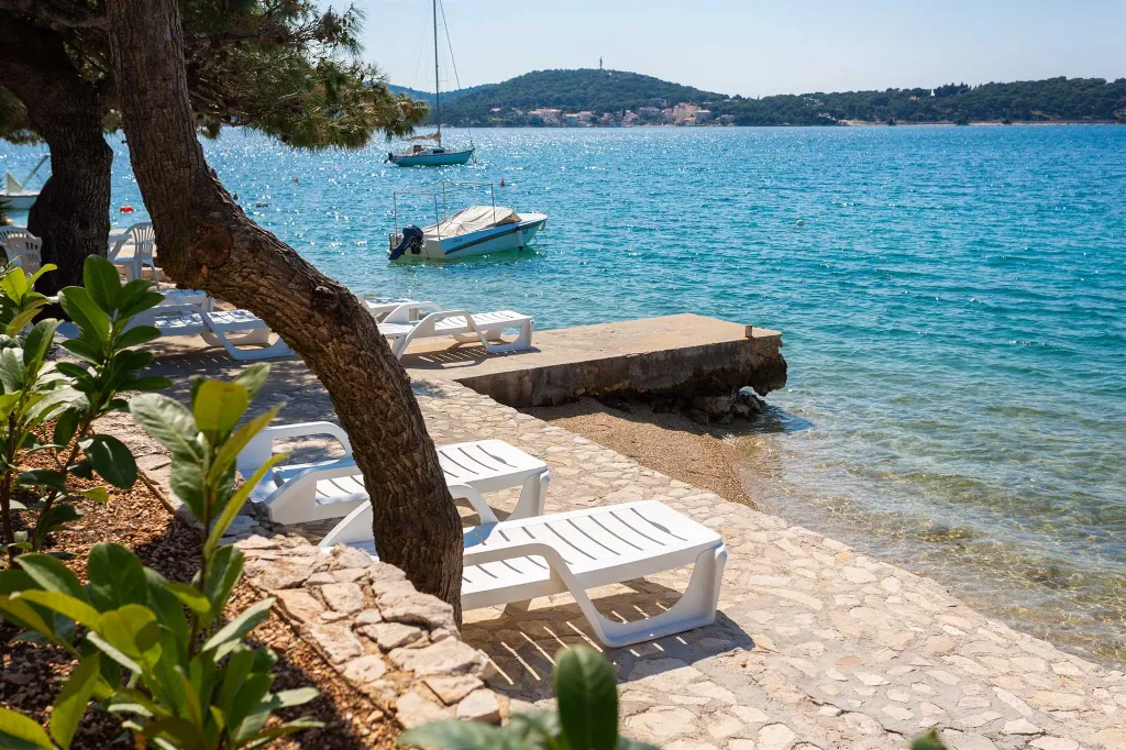 Seafront Villa in Rogoznica for 8 Guests