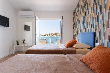 Seafront Villa in Rogoznica for 8 Guests