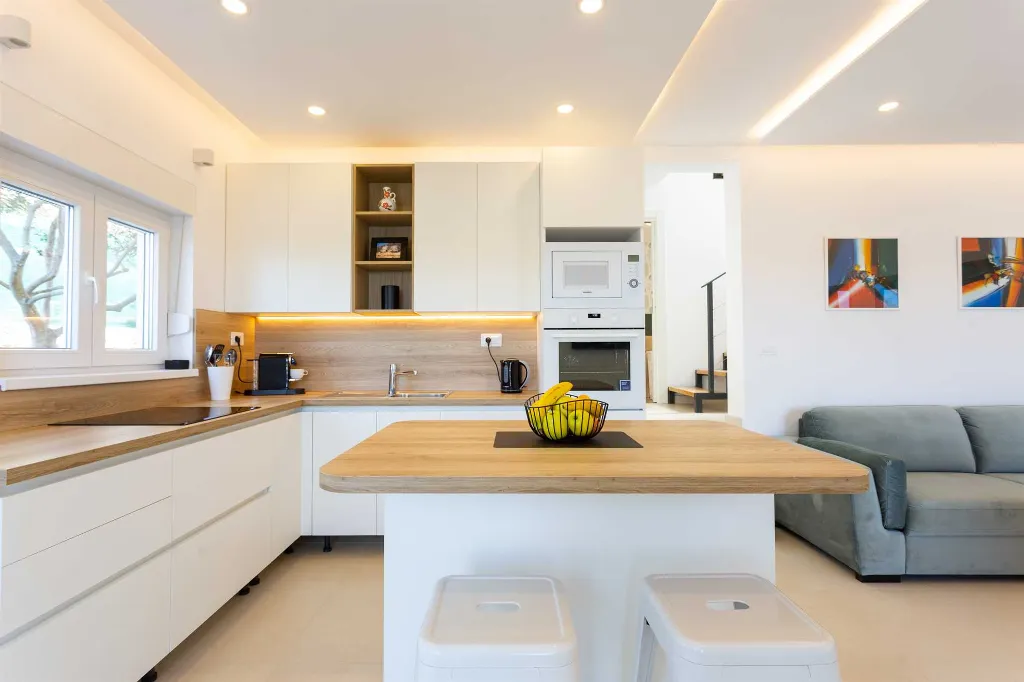Seafront Villa in Rogoznica for 8 Guests