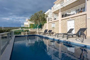 Seafront Villa in Rogoznica for 8 Guests