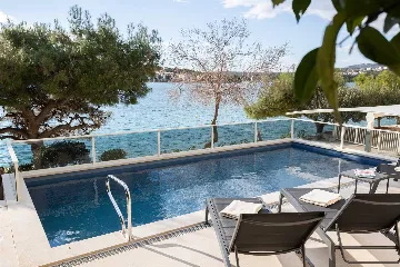 Seafront Villa in Rogoznica for 8 Guests