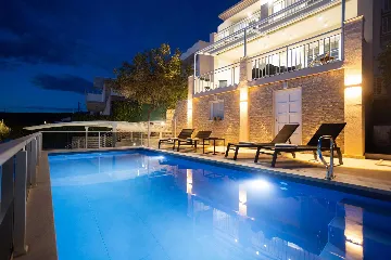 Seafront Villa in Rogoznica for 8 Guests
