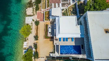 Beachfront Villa in Rogoznica (Up to 10 Guests)