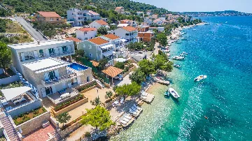 Beachfront Villa in Rogoznica (Up to 10 Guests)