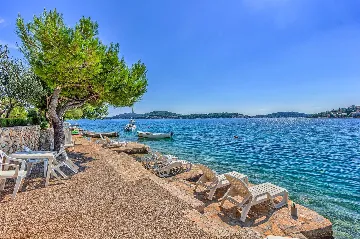 Beachfront Villa in Rogoznica (Up to 10 Guests)