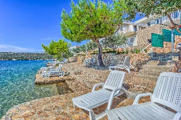 Beachfront Villa in Rogoznica (Up to 10 Guests)