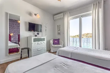 Beachfront Villa in Rogoznica (Up to 10 Guests)
