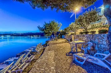 Beachfront Villa in Rogoznica (Up to 10 Guests)