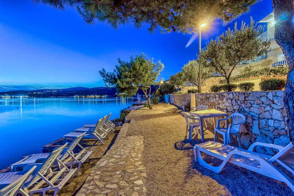 Beachfront Villa in Rogoznica (Up to 10 Guests)