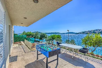 Beachfront Villa in Rogoznica (Up to 10 Guests)