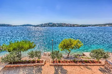 Beachfront Villa in Rogoznica (Up to 10 Guests)