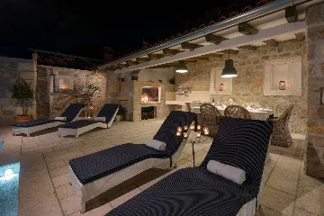 3-Bedroom Villa with Heated Pool and Sea Views in Murvica