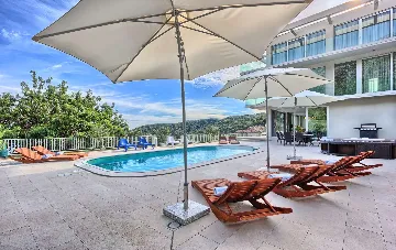 Zaton Mali Modern Villa with Pool, Sleeps 12