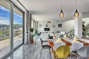 Zaton Mali Modern Villa with Pool, Sleeps 12