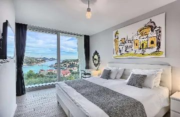 Zaton Mali Modern Villa with Pool, Sleeps 12