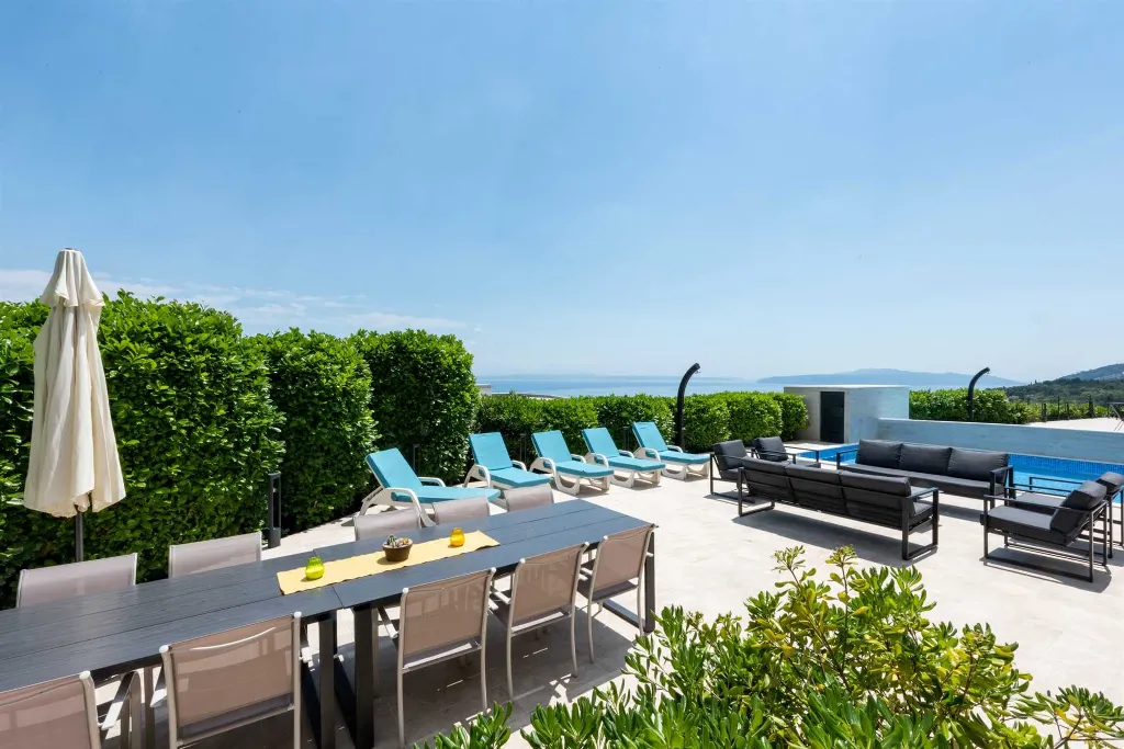 Poljane Sea-View Villa with Private Pool (10 Guests)