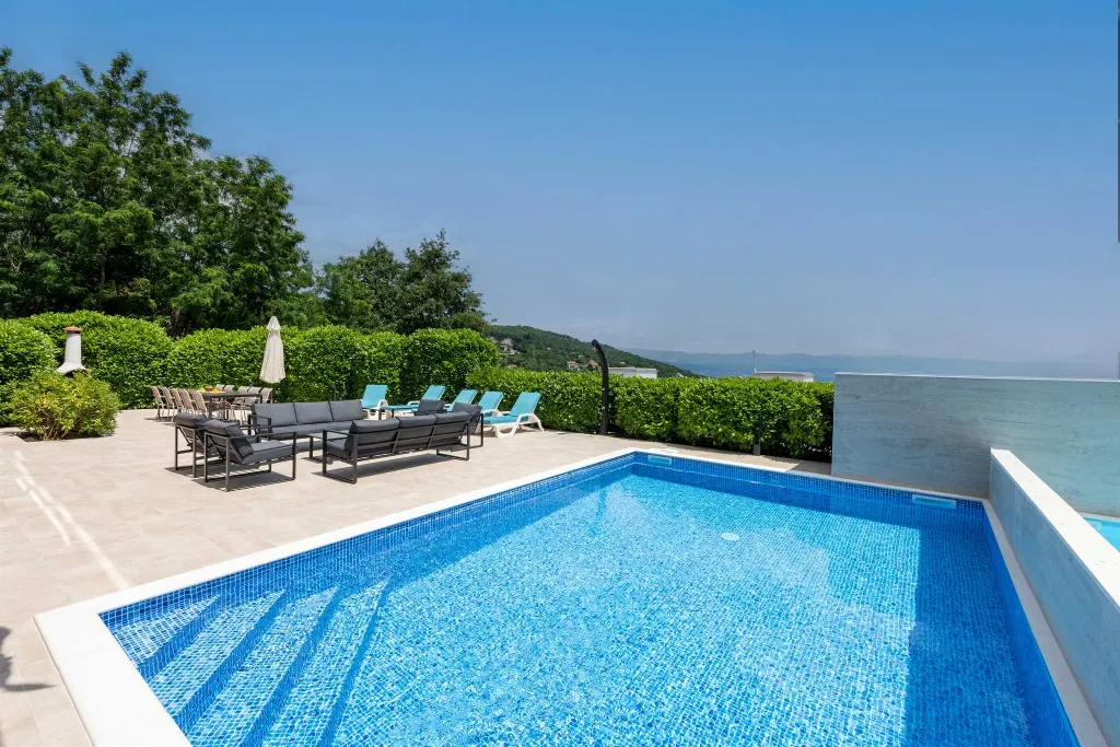 Poljane Sea-View Villa with Private Pool (10 Guests)
