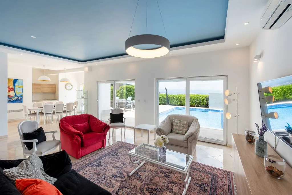 Poljane Sea-View Villa with Private Pool (10 Guests)