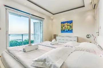 Poljane Sea-View Villa with Private Pool (10 Guests)