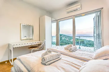 Poljane Sea-View Villa with Private Pool (10 Guests)