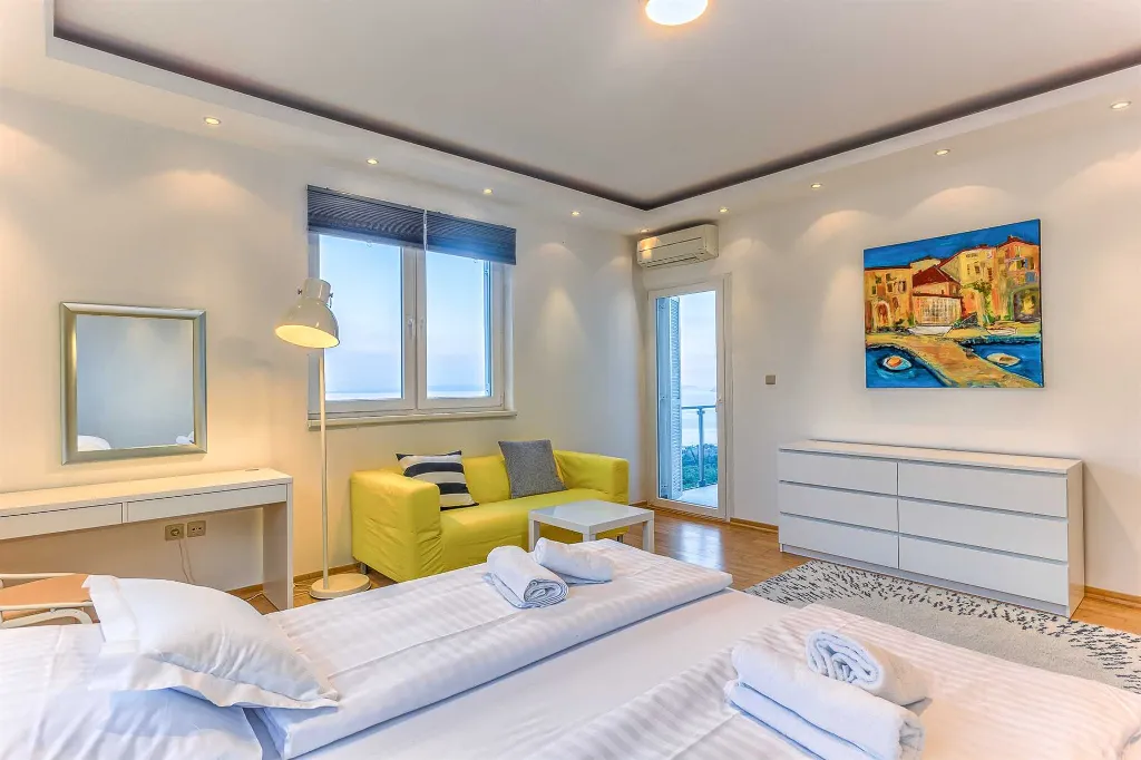 Poljane Sea-View Villa with Private Pool (10 Guests)