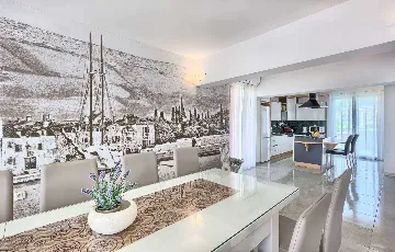 Kastel Luksic Villa with Sea Views and Heated Pool