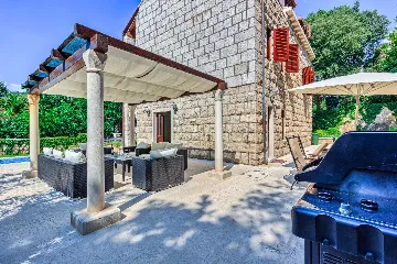 Stone Villa in Dubrovnik with Sea Views and Pool