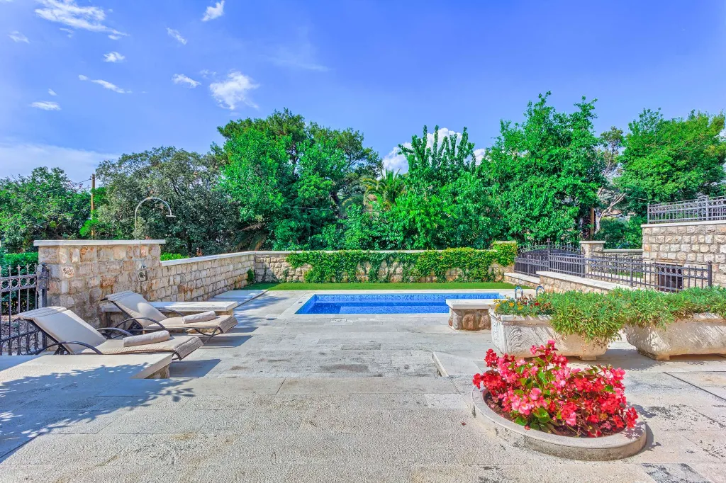 Stone Villa in Dubrovnik with Sea Views and Pool