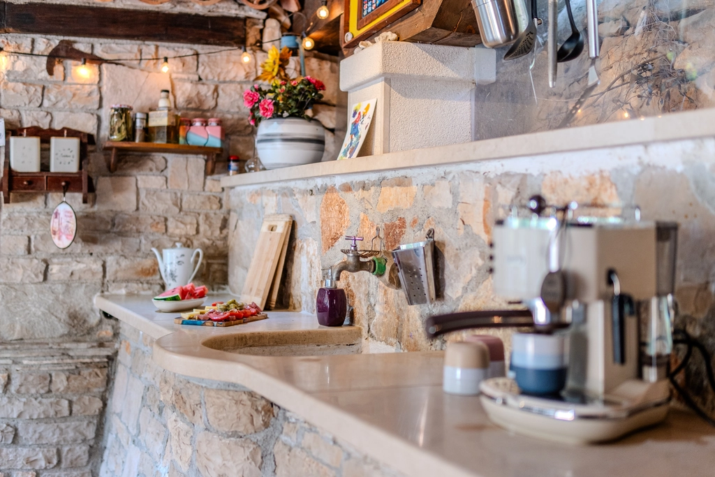 Stone Holiday House in Milna, Brač for 6 Guests